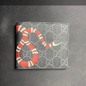 Kingsnake print GG Supreme Wallet